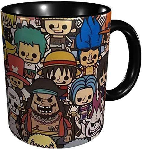 One Piece Anime 11 oz Coffee Mug Ceramics Tea Cup, Suitable for Microwave
