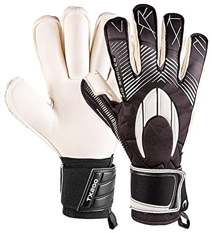 HO Soccer Phenomenon Pro III Roll Finger Black Torwarthandschuhe für Erwachsene, Unisex, Schwarz, 7,5