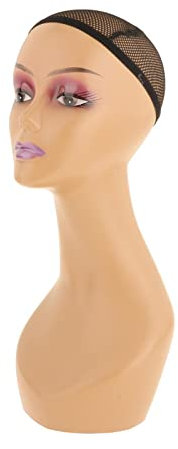 Weiblicher Kopf, Afro Manequins Köpfe, Professioneller Perückenkopf, Display Perücken, Sonnenbrillen, Hüte, Schmuck, Schals, gerade