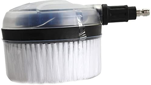 Gcroet 1/4 Quick Insert Rotating Round Soft Brush Rotating Brush Rotary Wash Brush for Pressure Washers pressure washer brush, rotary car wash brush, power washer brush attachment, pressure washer