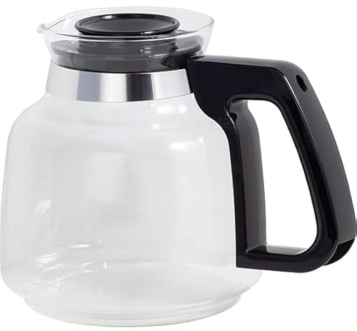 Melitta Glaskanne für Excellent 5.0 Filterkaffeemaschine, schwarz
