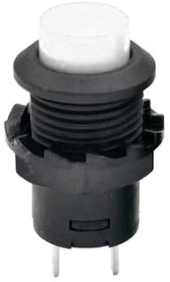 Drucktaster rund Taster 12mm DIY Druckschalter AC 1,5A/230V 12V NON-Momentan button Taster | Weiß