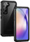 Lanhiem für Samsung Galaxy A54 5G Hülle, IP68 Wasserdicht Handyhülle Samsung A54 360 Grad Schutzhülle Stoßfest Staubdicht Outdoor Panzerhülle mit Eingebautem Displayschutz, Schwarz