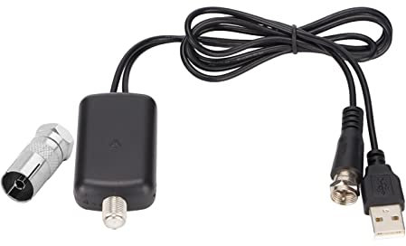 Amplificateur Antenne TV 12 Volts Intérieur - Signal Numérique Terrestre 4K HD 25 DB pour Cam-Car - Qualité Intérieure
