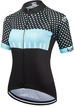 Radtrikot Damen Bluse Sommer MTB Kleidung Atmungsaktiv Kurz Fahrrad Trikot Ropa Maillot Ciclismo Bike Wear Pullover L (3,4XL)