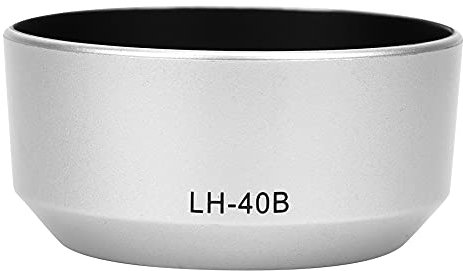pour 45Mm F1.8 Pare- Lh 40B Plastique Lh 40B Qualité Portable en Plastique Caméra Pare- Abat-Jour pour M.Zuiko 45Mm F1.8(Noir) (Argent)