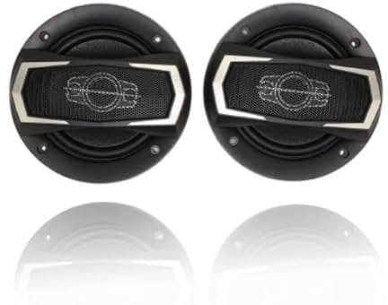 2Pcs Car Coaxial Speaker, Car Stereo Speakers Loudspeaker 400W Audio Midrange Loudspeaker High and Low Sound 5 Inch Car Loudspeaker for Car Modification