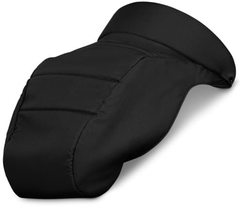 my junior® NOAX² Fußsack | Windschutz, Fußabdeckung für Deinen 2-in1-Kinderwagen NOAX² in City Noir