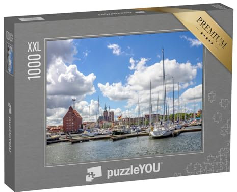 Puzzle 1000 Teile XXL „Hafen, Stralsund“ – aus der Puzzle-Kollektion Stralsund