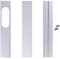 Kit piastra scorrevole per finestre Kit di sfiato per finestre Condizionatore d'aria portatile regolabile per tubo di scarico Accessori per condizionatore d'aria Kit di tenuta per finestre Tubo di