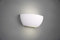 lightling Wandlampe Romy, Korpus aus Gips, Gipslampe Wandleuchte, Farbe weiß, 24 x 9 cm, exkl. 1 x E14 max. 28W