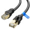 YSONG Cat 8 Ethernet Cable 0.5M,High Speed 40Gbps,2000Mhz,26AWG,Gold Plated RJ45 Connector for Outdoor&Indoor Weatherproof UV,for/PC/Modem/Router/Gaming,Faster Than Cat7/Cat6/Cat5