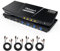TESmart HKS401-M23, 8K@60Hz HDMI KVM Switch, for 1 Monitor 4 Computers with USB 3.0, ADI Chip, KVM Switch 4 Port 4K@144Hz for Gaming, Support Custom Hotkey, EDID,Audio Microphone,with All Input Cables