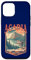Hülle für iPhone 15 Poster mit rotem Himmel im Acadia-Nationalpark