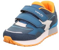 Superfit Jungen Dash 1-009560 Sneaker, Blau Orange 8000, 35 EU