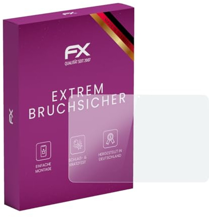 atFoliX Lámina Protectora de plástico Cristal compatible con Peaq PET 10380 H628S Película Vidrio, 9H Hybrid-Glass FX Protector Pantalla Vidrio templado de plástico