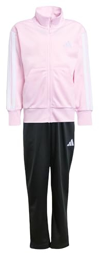 adidas Unisex Kids ESSENTIALS CLIMACOOL TRACKSUIT, clear pink/white/white, 7-8 Years