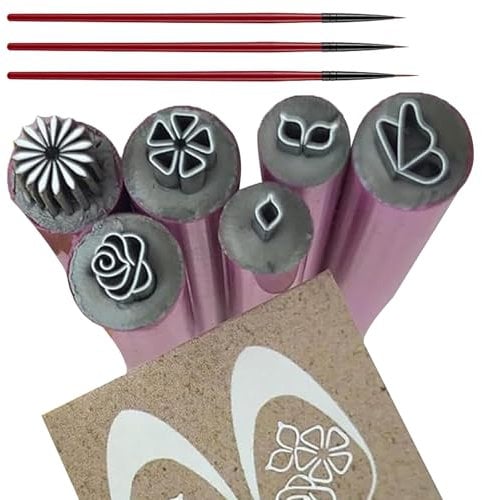 Liameph Nail Art Stamp Pen 6 PCS,Nail Art Stamp Pen Set Nail Art Stamper Pen Nail Stamp Pens Comes with 3 Nail Art Pens and 6 Different Pattern Stamp,Nail Art Stamp Pen DIY Nail Art Tools
