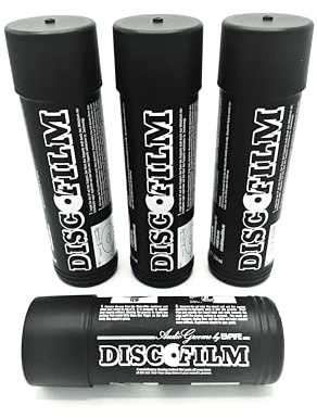 DISCOFILM Schallplattenreiniger – Vinyl, CD, DVD & Blu-ray Cleaner – rückstandsfreie Tiefenreinigung – Made in Germany – 3× 500ml + 1× 320ml gratis