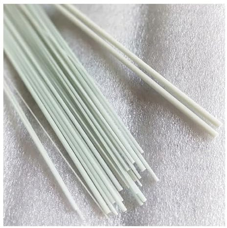 Barre En Fiber De Verre Blanche, Diamètre 1-5mm, Matériau Isolant, Tige En Fiber De Verre Solide, Longueur 500mm, 20 Pièces(1.0x500mm)