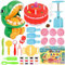 Snarflun 34 Juego de Plastilina Juguetes Accesorios Cocina Creaciones Juego, Herramientas Plastilina para Niños con 12 Cajas Arcilla,Regalo di 3+ años