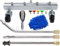 YUET Pressure Washer Undercarriage Cleaner Water Broom, Under Car Wash, with Extension 45 Degree Angled Wand, Pressure Washer Accessories Water Spray Cleaning Floor Tool, 4000PSI Wands (for Karcher)