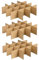 DIYEAH 18pièces Séparateurs Verre Pour Cartons De Déménagement Diviseurs Carton Robustes Pour Vaisselle Et Accessoires Protection Élégante Et Réutilisable Dimensions Idéales Pour