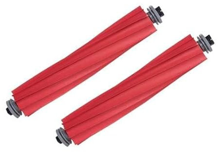 Roboparts® 2 Rodillos Principales de Repuesto para Robot Aspirador Cecotec Conga 9090 AI
