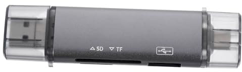 KOMBIUDA Usb Card Reader Multipurpose Card Reader for Type-c Micro Usb Otg Accessory