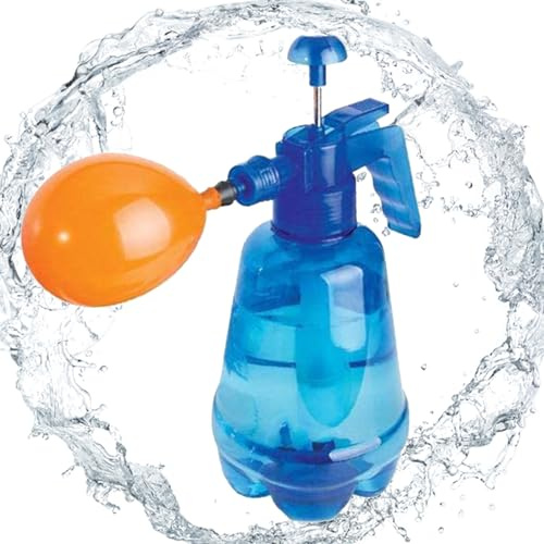 Wasserballon Pumpe Mit 500 Luftballons, Luftballon Wasserbomben Pumpe, Handballons Füllpumpe, Wasserbomben Spiel, Wasserballon Inflator Sprühflasche Für Kinder Im Freien Gartenpool Poolspiel