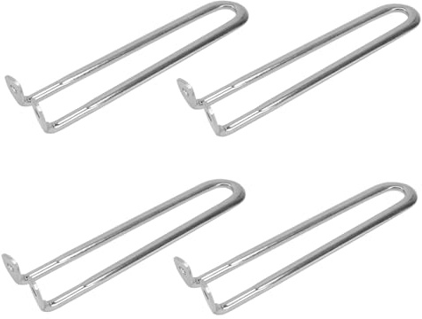 GRADENEVE 4 Pezzi Manici per Pentole in Acciaio Maniglie Anti-scottatura Resistenti al Calore Accessori Cucina per Batterie da Cucina Induzione