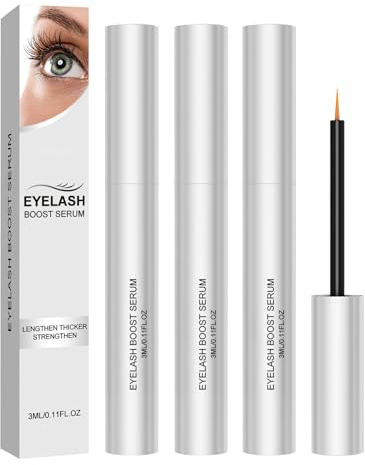 ALONK 3 Flaschen Lash Serum, Wimpernserum ohne Hormone, Wimpern Serum