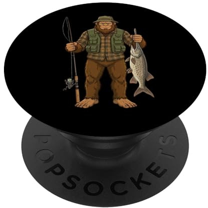 Poisson-spatule Bigfoot Pêcheur Pêche Poisson PopSockets PopGrip Adhésif
