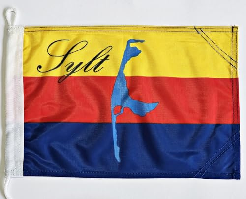 Bootsflagge : Sylt 30x20 cm Motorradflagge