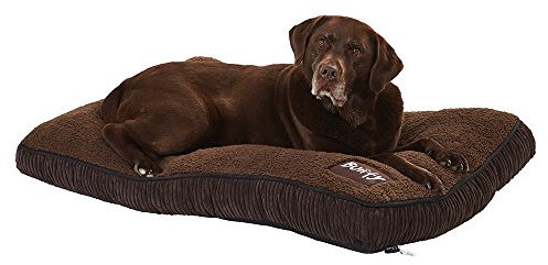 Bunty Snooze Soft Fur Fleece Dog Bed Pet Basket Mat Cushion Pillow Mattress - Made in the UK (XL)