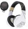 PowerLocus Bluetooth Over-Ear Kopfhörer, Kabellos Stereo Faltbare Kopfhörer Kabellose und Kabel-Kopfhörer mit Integriertem Mikrofon, Micro SD/TF, FM für Handys/iPad/Laptops & PC (Schwarz/weiß)