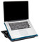 Mind Reader Supporto per computer portatile, vassoio da letto, pieghevole, cuscino, portatile, dormitorio, plastica, 37,5 cm L x 27,9 cm L x 18,5 cm H, blu