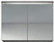 Spiegelschrank Paso 80cm Beton Grau - Schrank Spiegelschrank Spiegel Badezimmer Badmöbel Set Hängeschrank Badschrank