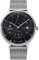 Junkers Bauhaus 41mm Analog Automatik Herrenuhr Gangreserve Edelstahlarmband schwarz 9.11.01.02.M