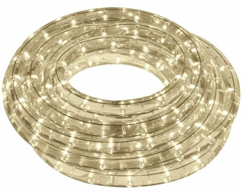 HQ-Power Tube lumineux LED, guirlande lumineuse, tube LED extérieur, cordon lumineux, flexible lumineux, décoration pour intérieur et extérieur, 36 LED/mètre, blanc chaud, 9 m
