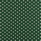 Stoff Meterware Punkte 7 mm Baumwolle - 1 Meter, Schadstoffgeprüft, Gepunktet, Tupfen, Dots, Baumwollstoff, Kinderstoff, Dekostoff, Karneval, Fasching, Kostüme (Weiß auf Dunkelgrün)