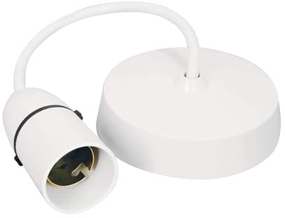 Light Fittings Ceilings Rose,6 Inch(150mm) Pendant Light Fitting Bulb Holder Bayonet Plastic Ceiling Light Fitting Lamp Holder for Kitchen Island Living Room Bedroom Lightings