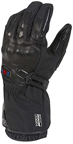 Macna Gloves Handschuhe, beheiztes Leder, Schwarz, Progress, BT by KLAN Größe XS