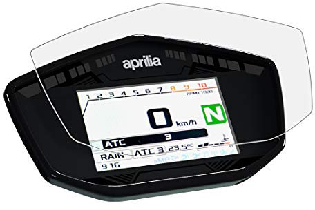 Speedo Angels Displayschutzfolie kompatibel mit APRILIA TUONO 660 (2021-) 1x Ultra Klar & 1x Entspiegelt