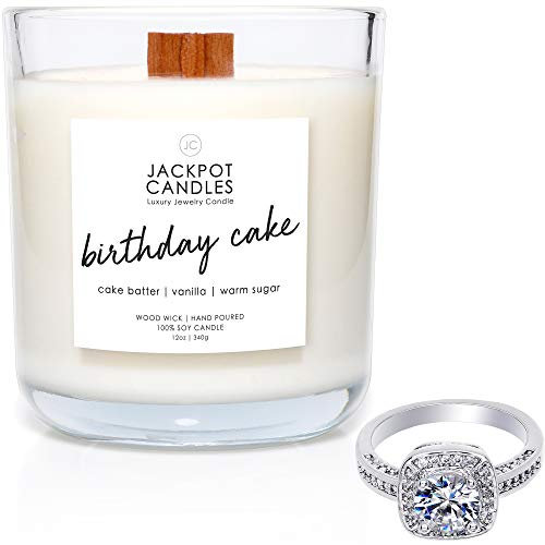 Jackpot Candles Geburtstagskerze mit Ring im Inneren, Ringgröße 5