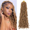 Umylar Faux Locs Crochet Hair 24 Inch,7 Packs Extensible Soft Locs Goddess Crochet Hair, Pre-Looped Soft Locs Synthetic Crochet Hair For Women(24 Inch,27 #)