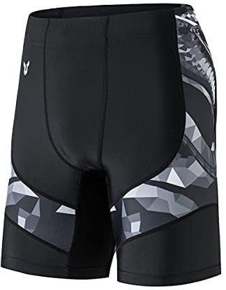 HUGE SPORTS Herren Jammers Lang Badehose Schwimmhose für Männer (Kobra,M)