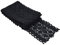 10 Yards Baumwollbesatz Spitzenband 5,8 Cm / 2,28 Zoll Breite mit Exquisitem Muster für Tuchdekor-Hochzeitsparty(Schwarz)