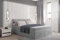 TRADA Boxspringbett mit Bettkästen Prado Doppelbett Polsterbett (180 x 200, Grau)