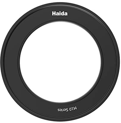 Haida 46 mm Objektivfilter-Adapterring für M10/M10-II 100 mm quadratischer Filterhalter mit Kunststoff-Objektivdeckel